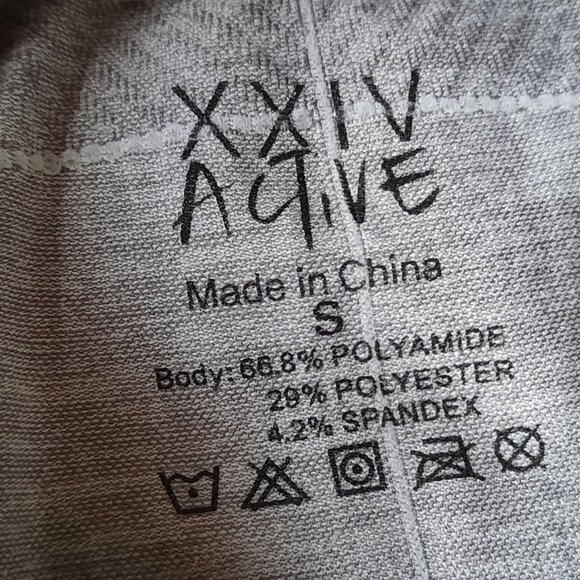 XXIV Active Dash Seamless Leggings - Silver Gray, Size S - Picture 15 of 16